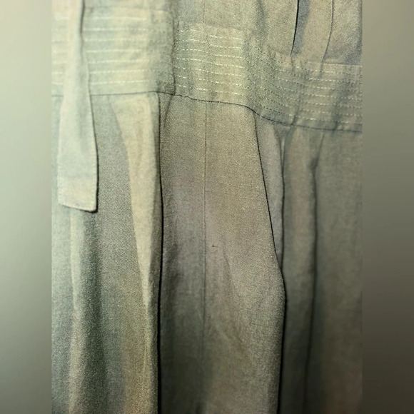 Adam Lippes Olive Halter Jumpsuit - Picture 8 of 8